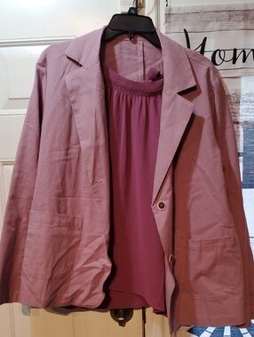 Cato Mauve-Pink Lightweight Blazer